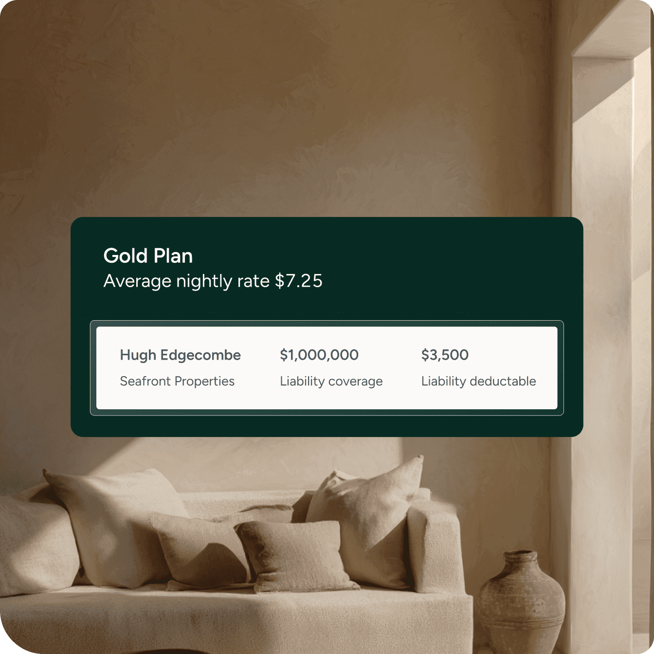 STR-tailored insurance solution