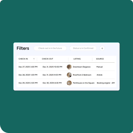 Gérez toutes vos réservations directes